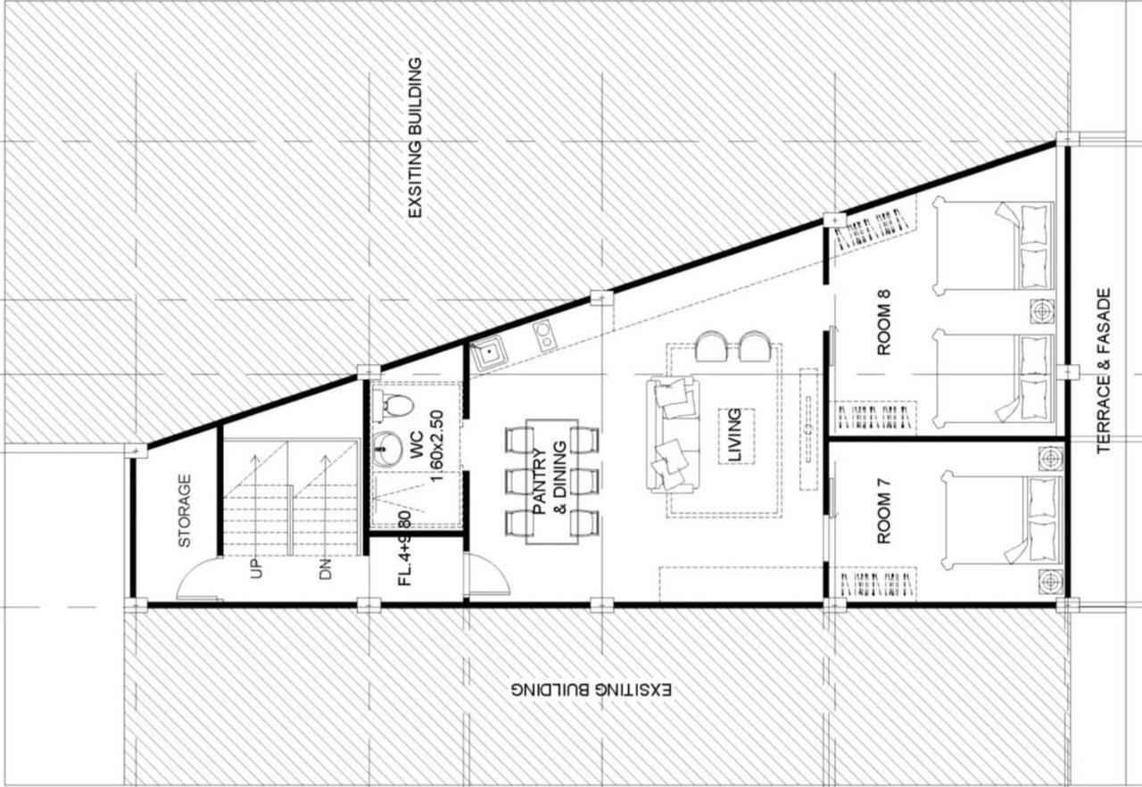 U3 Large 2 Bedroom Full kitchen near BTS Udomsuk Bangkok Eksteriør bilde